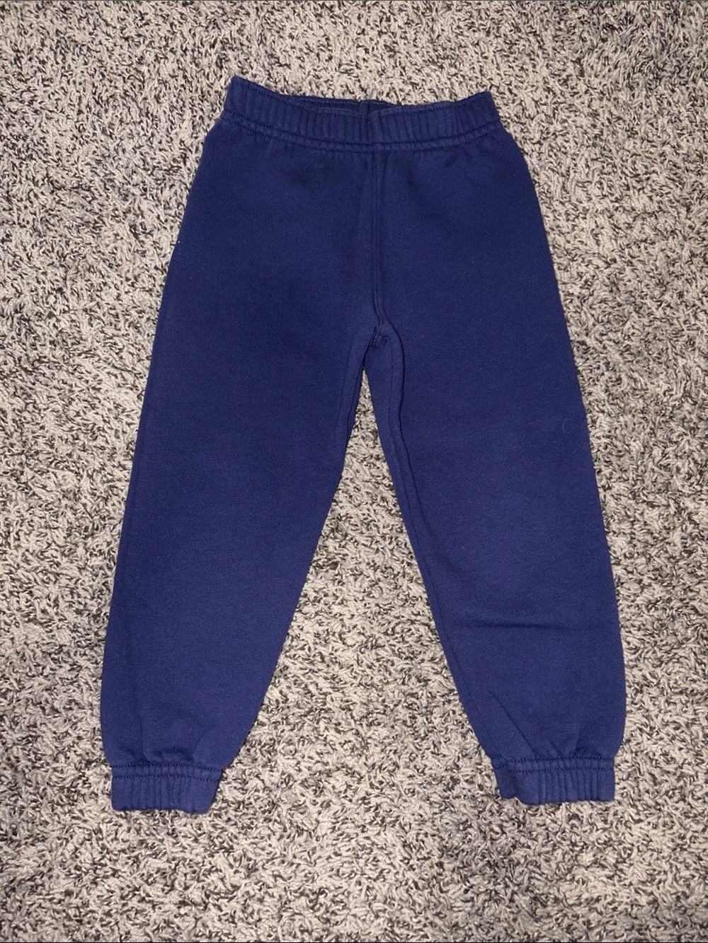 CLEARANCE 4 for $12 Navy Jogger Sweatpants - Comfortable Elastic Waist 3T